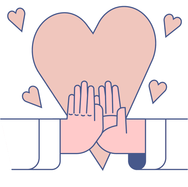 high five